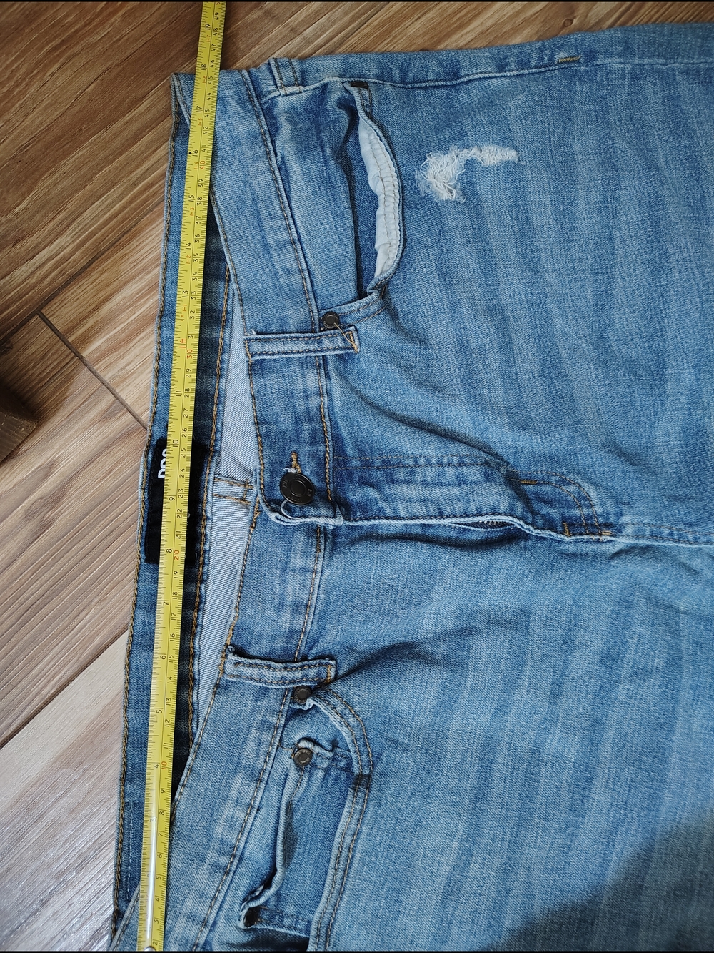 RSQ Light Blue Men’s Slim Straight Jeans - Picture 7 of 8